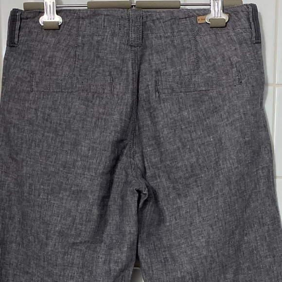 Anthropologie Linen Pilcro Heathered Wide Leg Pant Size 6 - Picture 6 of 16